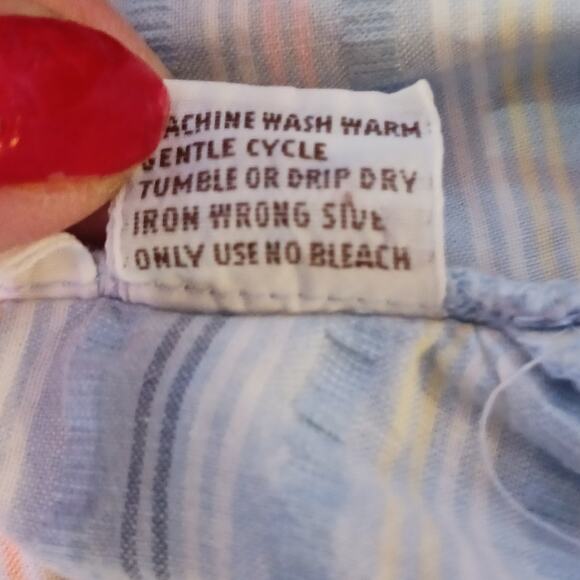 Christian Dior Monsieur Seersucker Robe. UNISEX One size - Picture 6 of 6